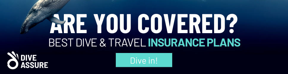 Dive insurance and travel coverage offered by Dive Assure.